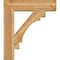 Ekena Millwork Merced Block Rough Sawn Bracket w/ Offset Brace, Western Red Cedar, 8"W x 30"D x 34"H BKT0806X30X34MRC05RWR - alternate 4